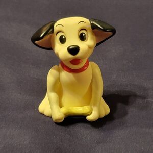 1990s VINTAGE DISNEY 101 DALMATIONS PUPPY FIGURE WITH MOVEABLE BONE
